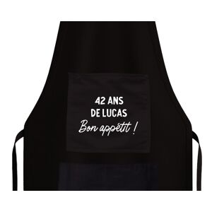 Cadeaux.com Tablier noir pour homme 42 ans