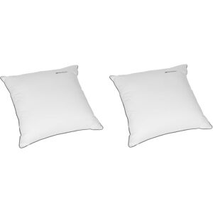 Simmons Lot de 2 oreillers Microgel Moelleux percale Simmons 60x60