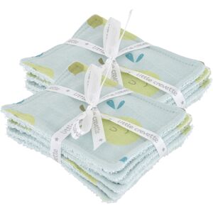 LITTLE CREVETTE Lot de 12 lingettes lavables Poires