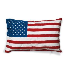 SELETTI housse de coussin FLAGS CUSHION (USA - Coton)