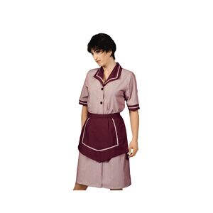 ISACCO Blouse Femme De Chambre Et Tablier Bordeaux Amalfi