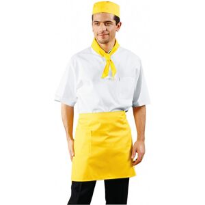 ISACCO Tablier de cuisine Taille Cm 70x46 avec Poches Jaune