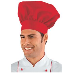 ISACCO Toque de chef cuisinier rouge