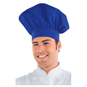 ISACCO Toque de chef cuisinier bleu cyan