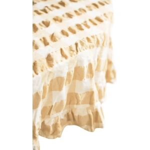 Nappe Kullavik Ø170 cm Jaune-blanc