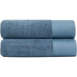 Serviettes de douche Juniper 70x140 cm lot de 2 North Sea Blue