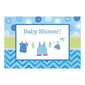 Amscan Invitation + Enveloppe Baby Shower Garcon (Lot de 8)