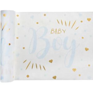 Santex Chemin de table Baby Shower Boy Bleu 3 metres