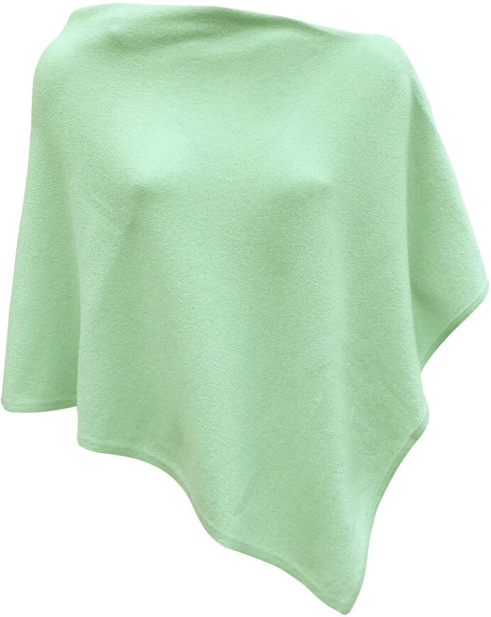 LES POULETTES BIJOUX Poncho 100% Cachemire 2 Fils Classics - Vert d'Eau