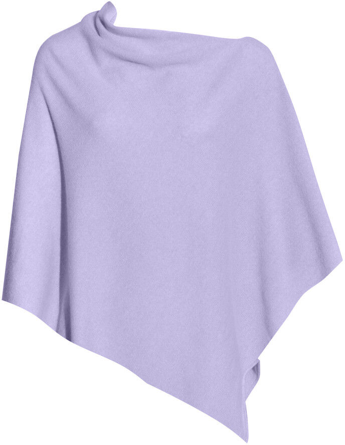 LES POULETTES BIJOUX Poncho 100% Cachemire 2 Fils Colors - Violet