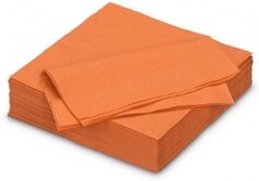 1001 Tables Serviette Cocktail Fiesta 25*25cm Orange par 1200