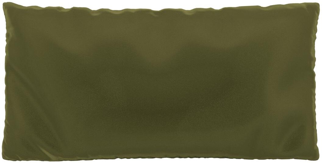 MYCS Coussin Vert Olive - 40x80 cm - Housse en Velours. Coussin de canapé moelleux