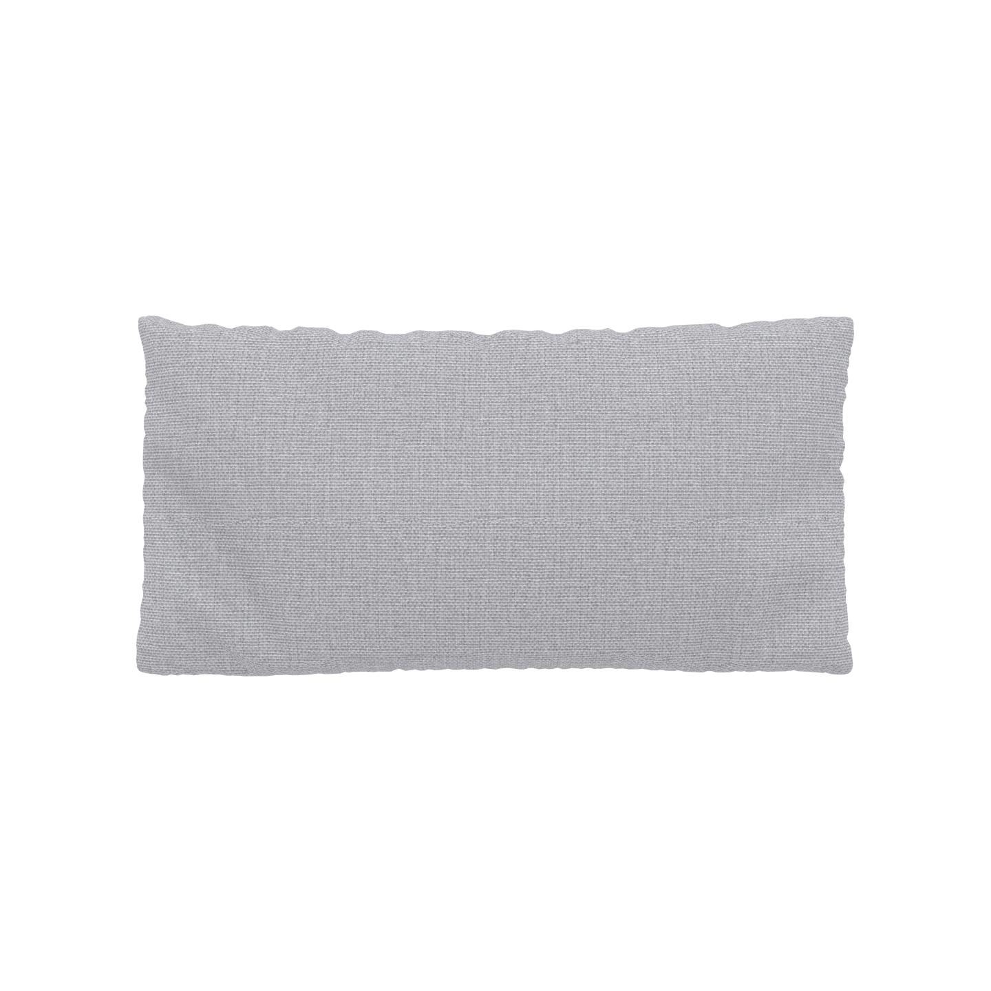 MYCS Coussin Gris Clair - 40x80 cm - Housse en Tissu Fin. Coussin de canapé moelleux