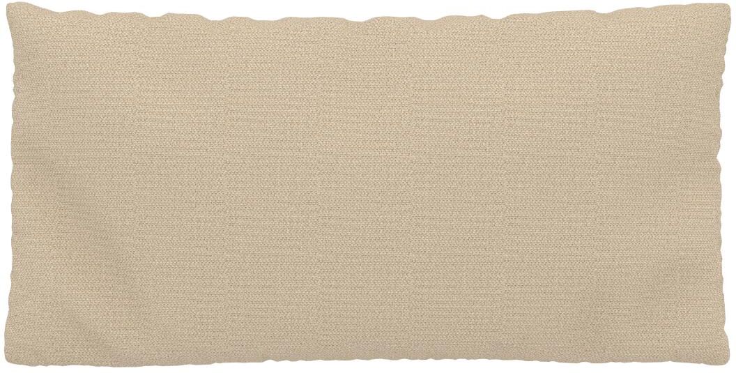 MYCS Coussin Beige Crème - 40x80 cm - Housse en Tissu grossier. Coussin de canapé moelleux