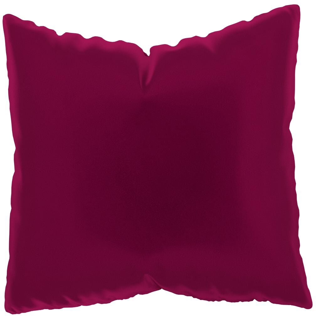 MYCS Coussin Rose Magenta - 50x50 cm - Housse en Velours. Coussin de canapé moelleux