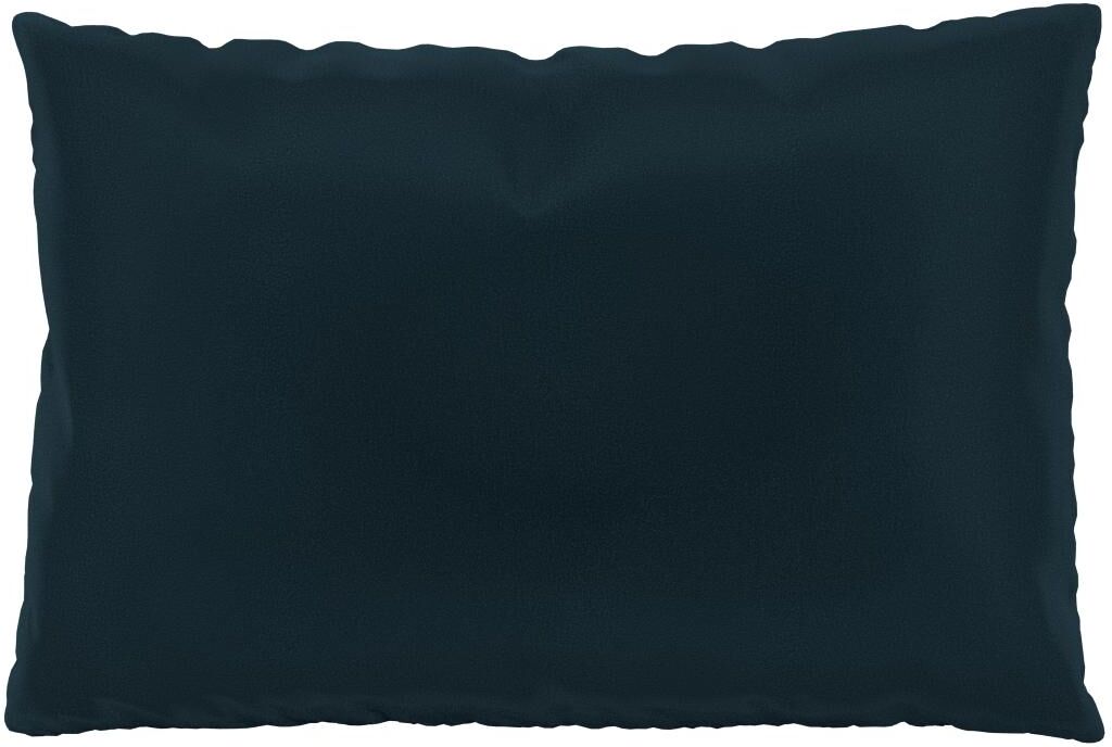 MYCS Coussin Bleu Pétrole - 40x60 cm - Housse en Velours. Coussin de canapé moelleux