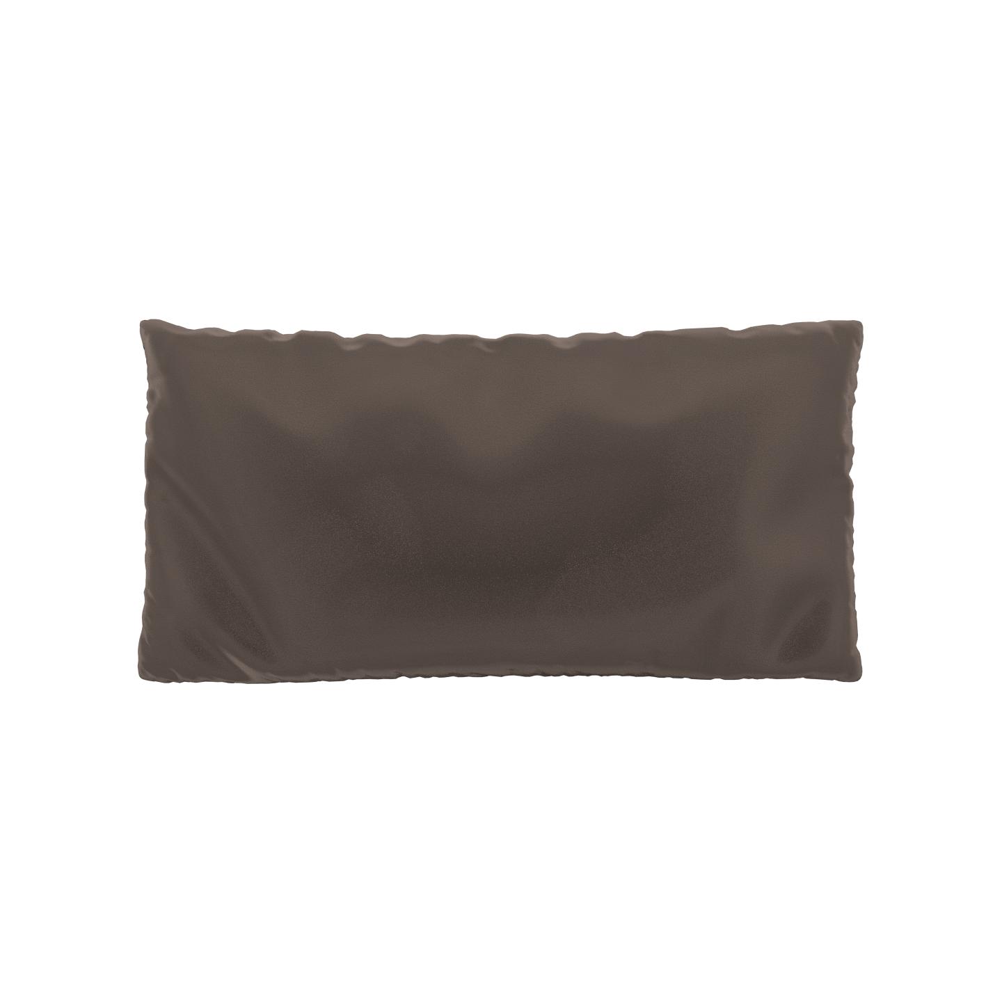 MYCS Coussin Taupe Gris - 40x80 cm - Housse en Velours. Coussin de canapé moelleux