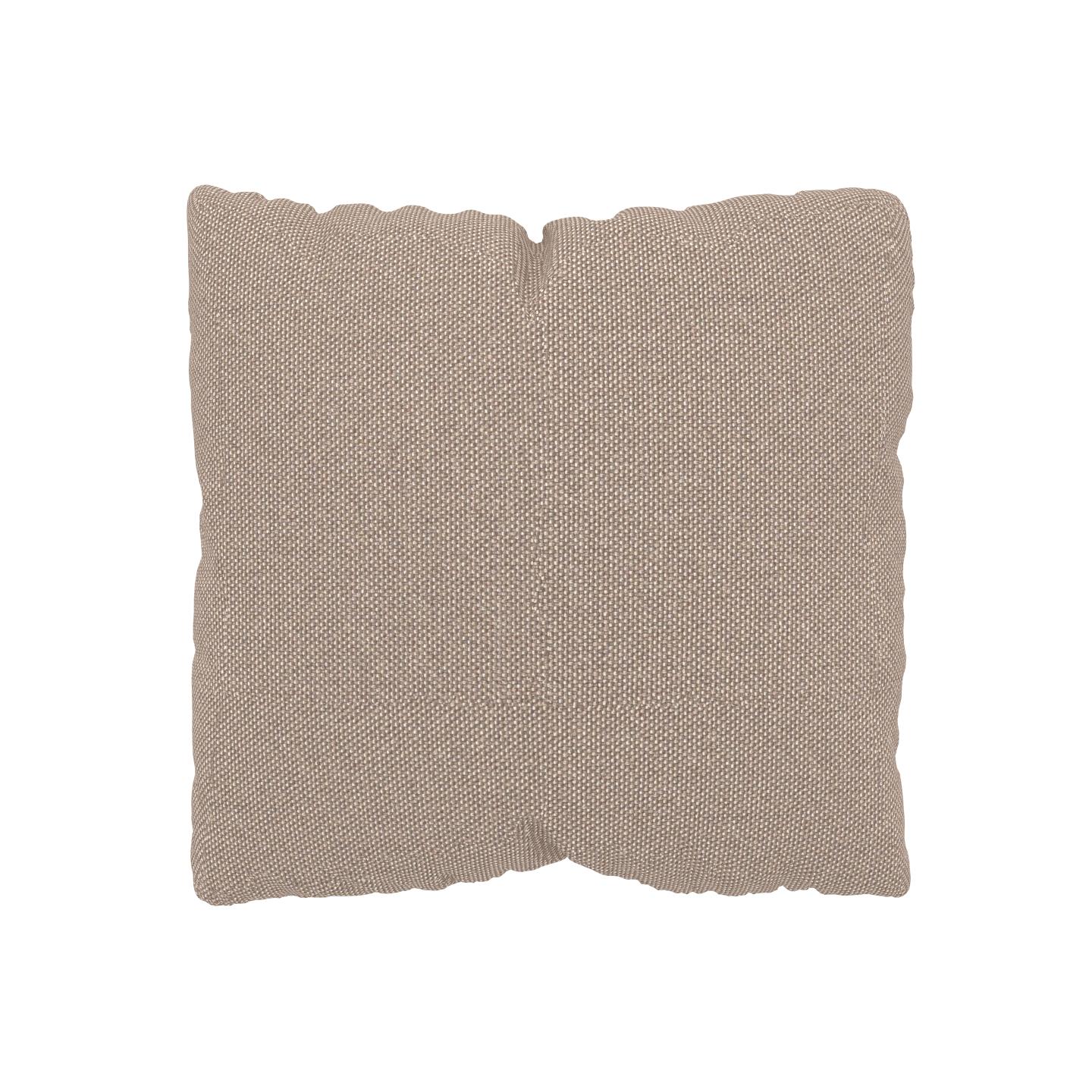 MYCS Coussin Beige Sable - 40x40 cm - Housse en Tissu Fin. Coussin de canapé moelleux