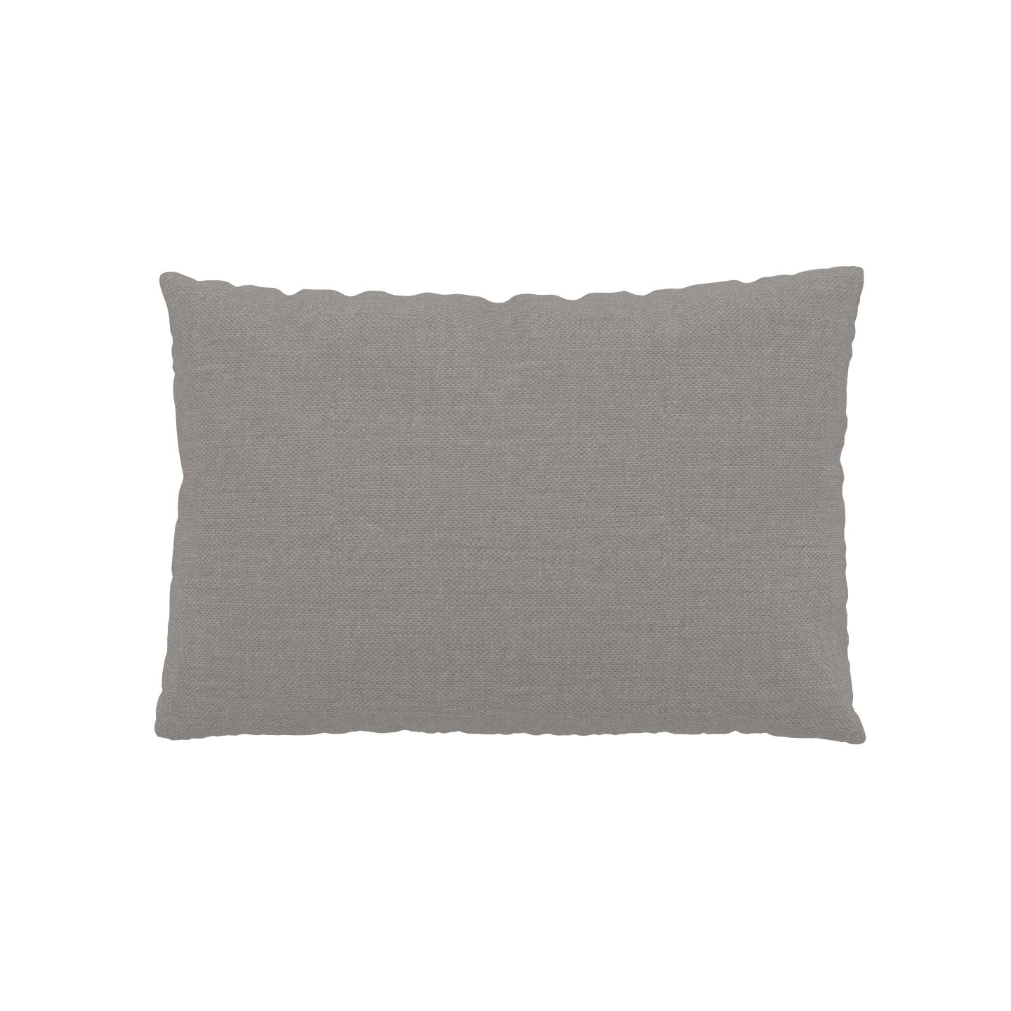 MYCS Coussin Grège - 40x60 cm - Housse en Textile tissé. Coussin de canapé moelleux