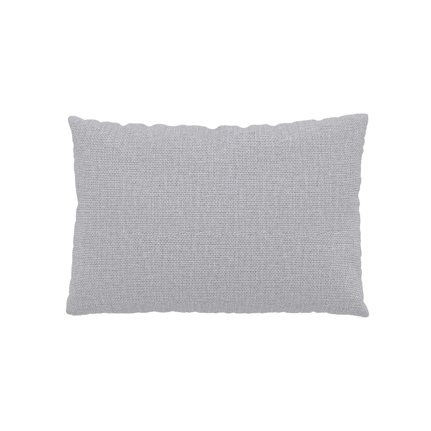 MYCS Coussin Gris Clair - 40x60 cm - Housse en Tissu Fin. Coussin de canapé moelleux