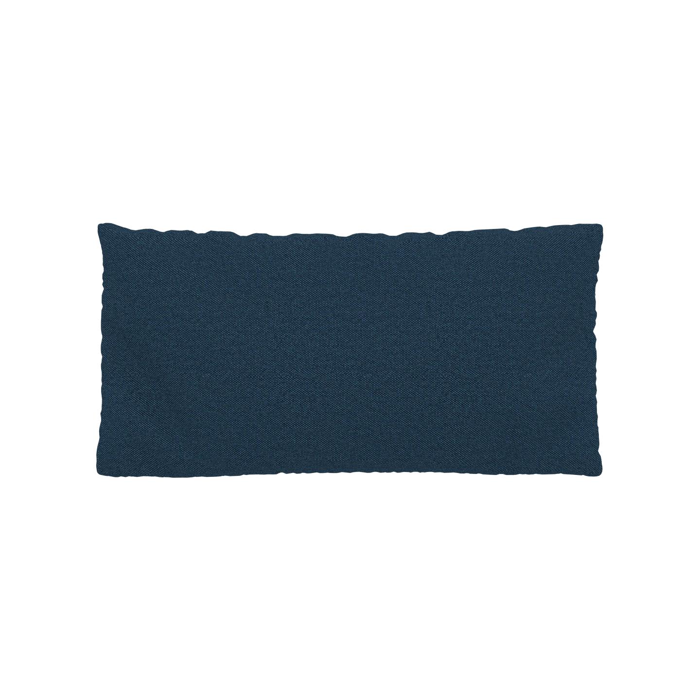 MYCS Coussin Bleu Océan - 40x80 cm - Housse en Tissu Fin. Coussin de canapé moelleux