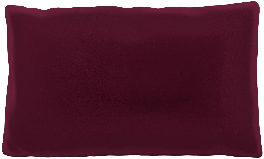 MYCS Coussin Rouge Mûre - 30x50 cm - Housse en Velours. Coussin de canapé moelleux