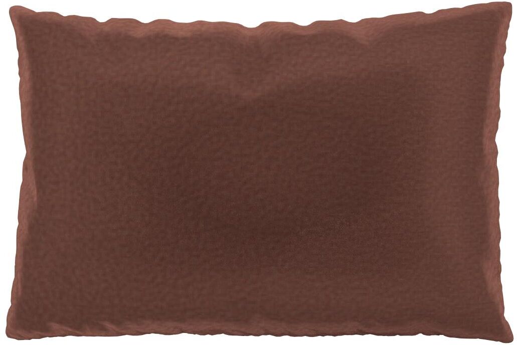 MYCS Coussin Vieux Rose - 40x60 cm - Housse en Velours. Coussin de canapé moelleux