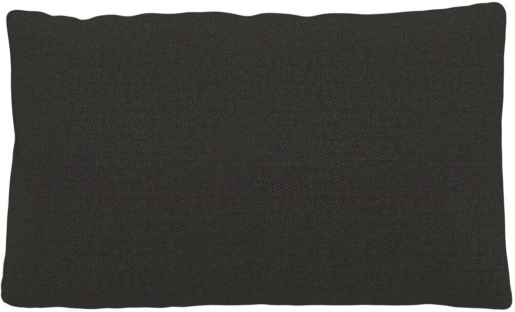 MYCS Coussin Anthracite - 30x50 cm - Housse en Textile tissé. Coussin de canapé moelleux