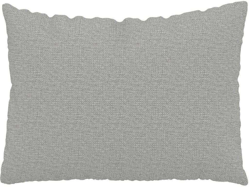 MYCS Coussin Gris Clair - 48x65 cm - Housse en Tissu grossier. Coussin de canapé moelleux