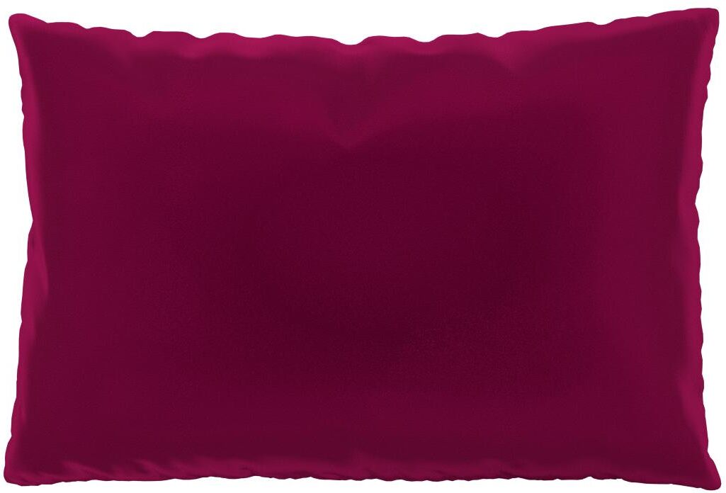 MYCS Coussin Rose Magenta - 40x60 cm - Housse en Velours. Coussin de canapé moelleux