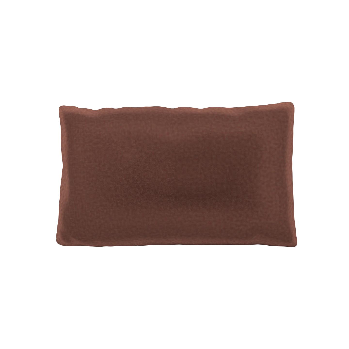 MYCS Coussin Vieux Rose - 30x50 cm - Housse en Velours. Coussin de canapé moelleux