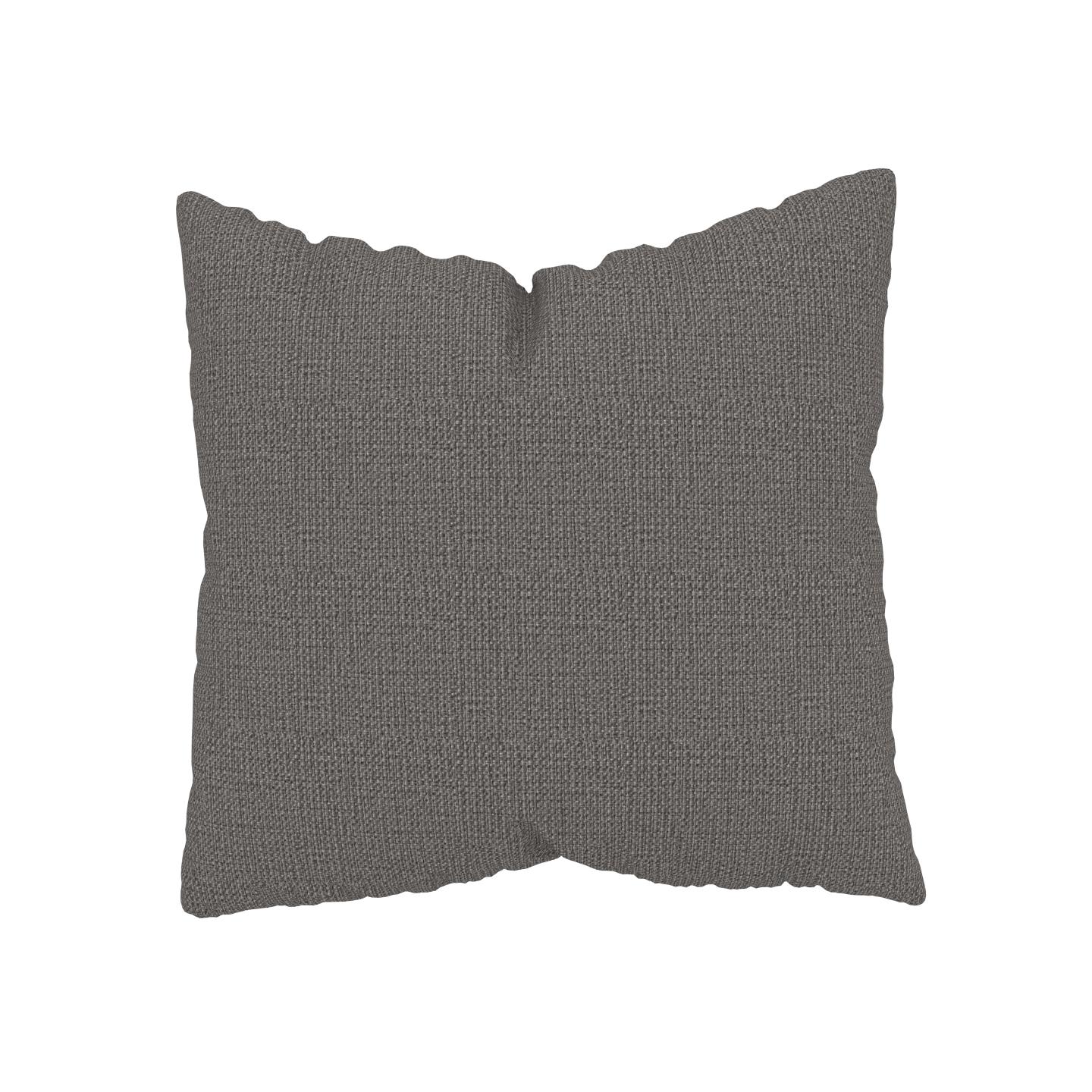 MYCS Coussin Gris Taupe - 50x50 cm - Housse en Tissu grossier. Coussin de canapé moelleux