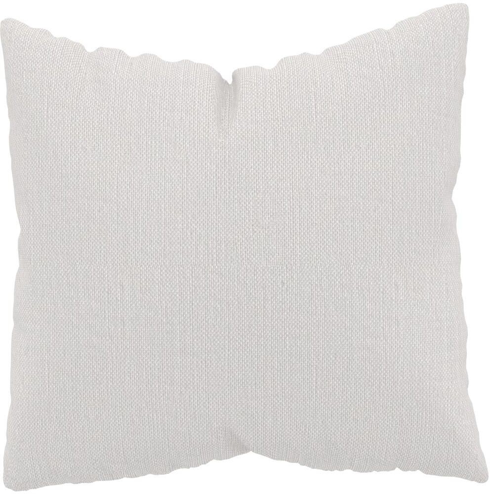 MYCS Coussin Blanc - 50x50 cm - Housse en Textile tissé. Coussin de canapé moelleux