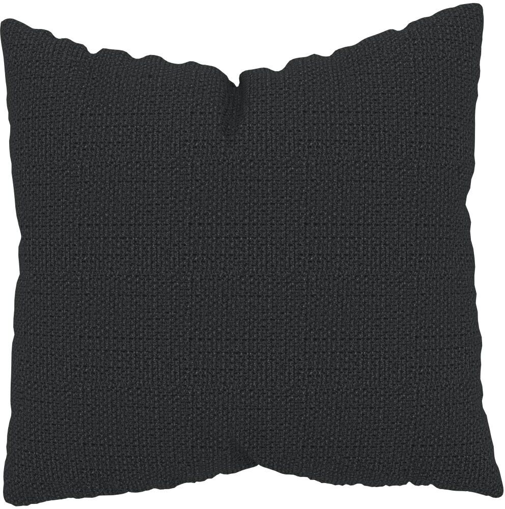 MYCS Coussin Noir Nuit - 50x50 cm - Housse en Tissu grossier. Coussin de canapé moelleux