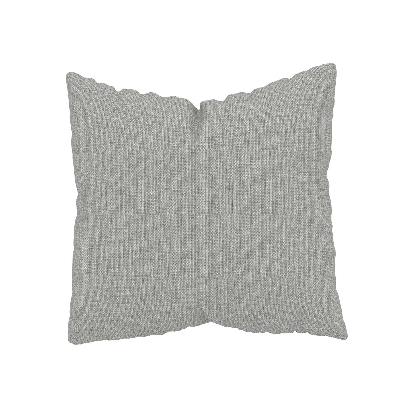 MYCS Coussin Gris Clair - 50x50 cm - Housse en Tissu grossier. Coussin de canapé moelleux