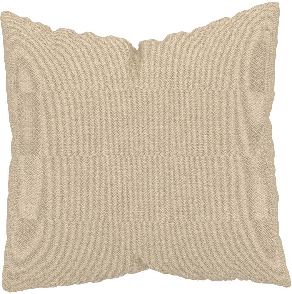 MYCS Coussin Beige Crème - 50x50 cm - Housse en Tissu grossier. Coussin de canapé moelleux