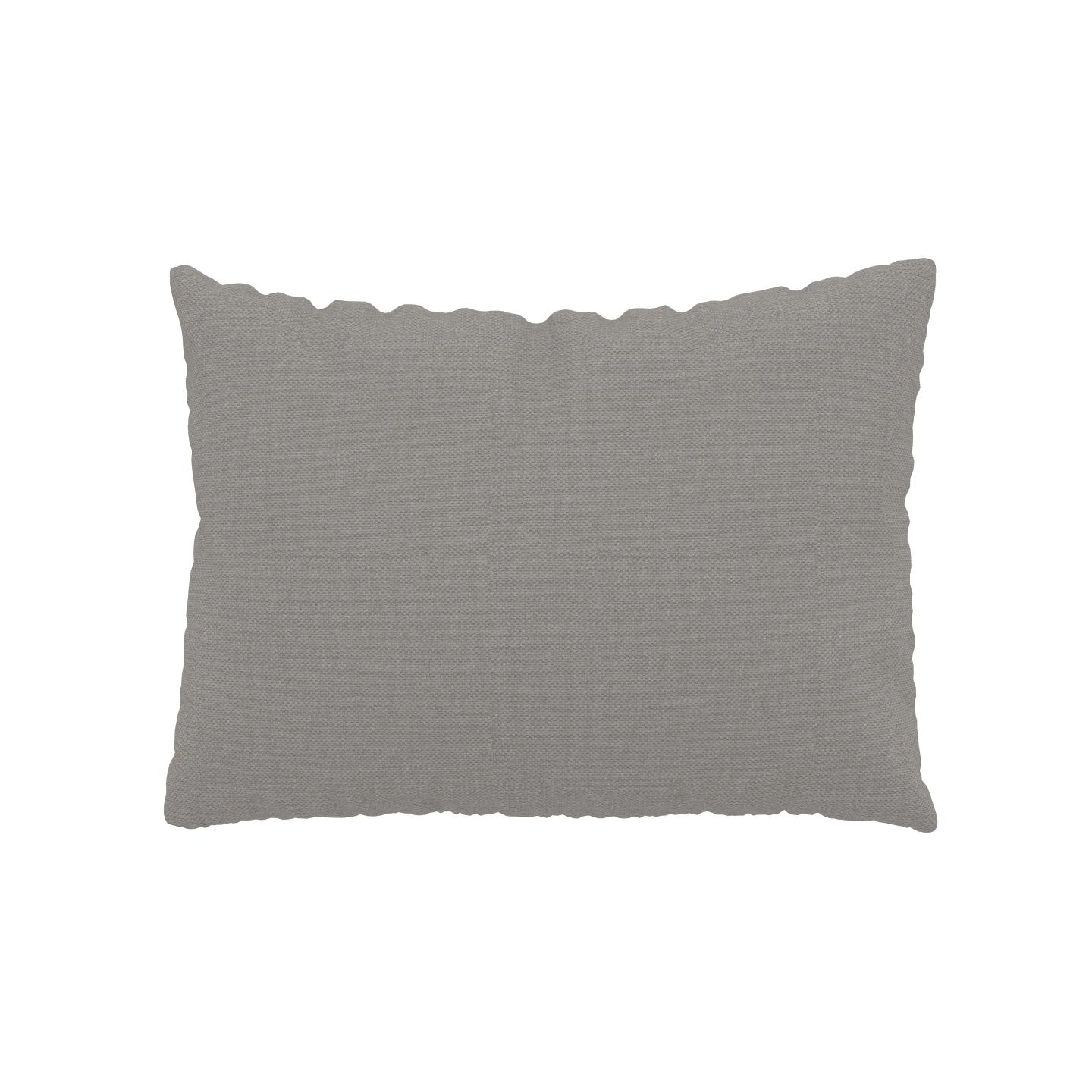 MYCS Coussin Grège - 48x65 cm - Housse en Textile tissé. Coussin de canapé moelleux