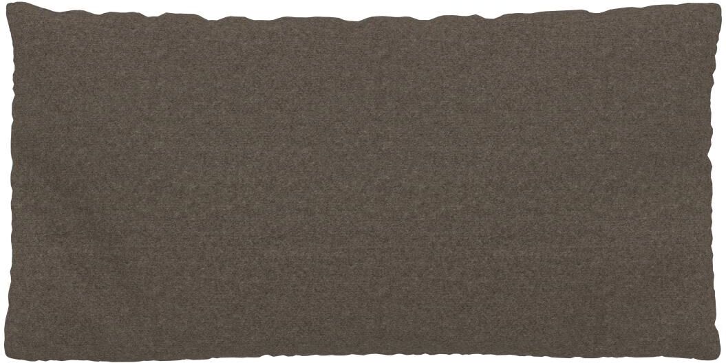 MYCS Coussin Brun Gris - 40x80 cm - Housse en Laine. Coussin de canapé moelleux