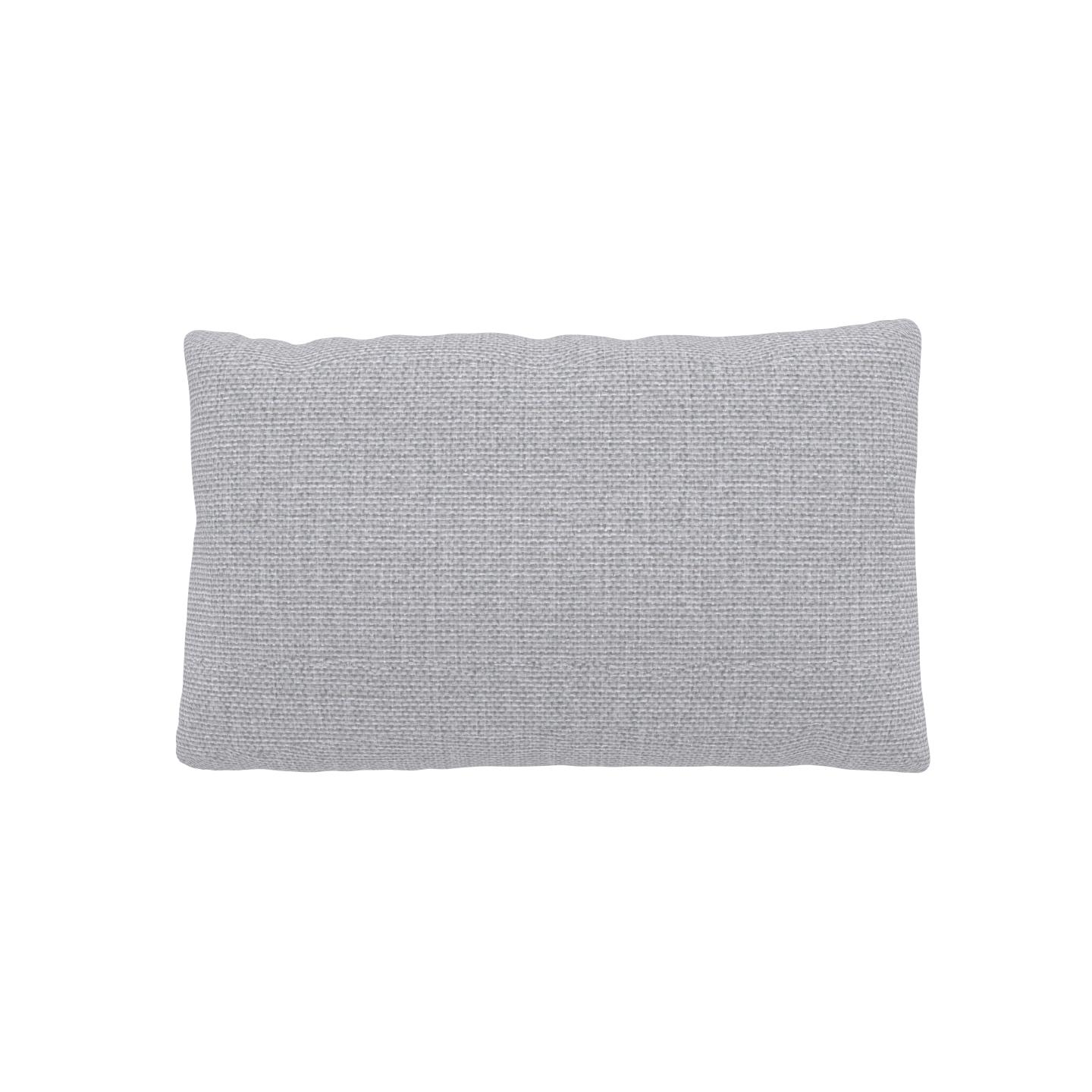 MYCS Coussin Gris Clair - 30x50 cm - Housse en Tissu Fin. Coussin de canapé moelleux