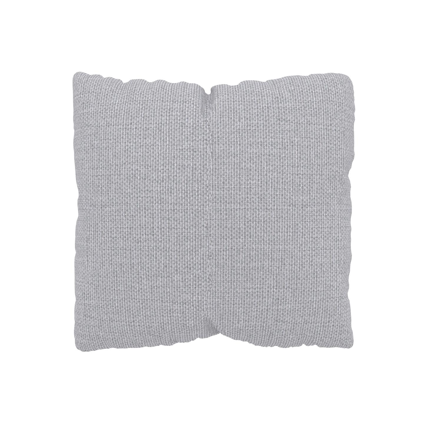 MYCS Coussin Gris Clair - 40x40 cm - Housse en Tissu Fin. Coussin de canapé moelleux