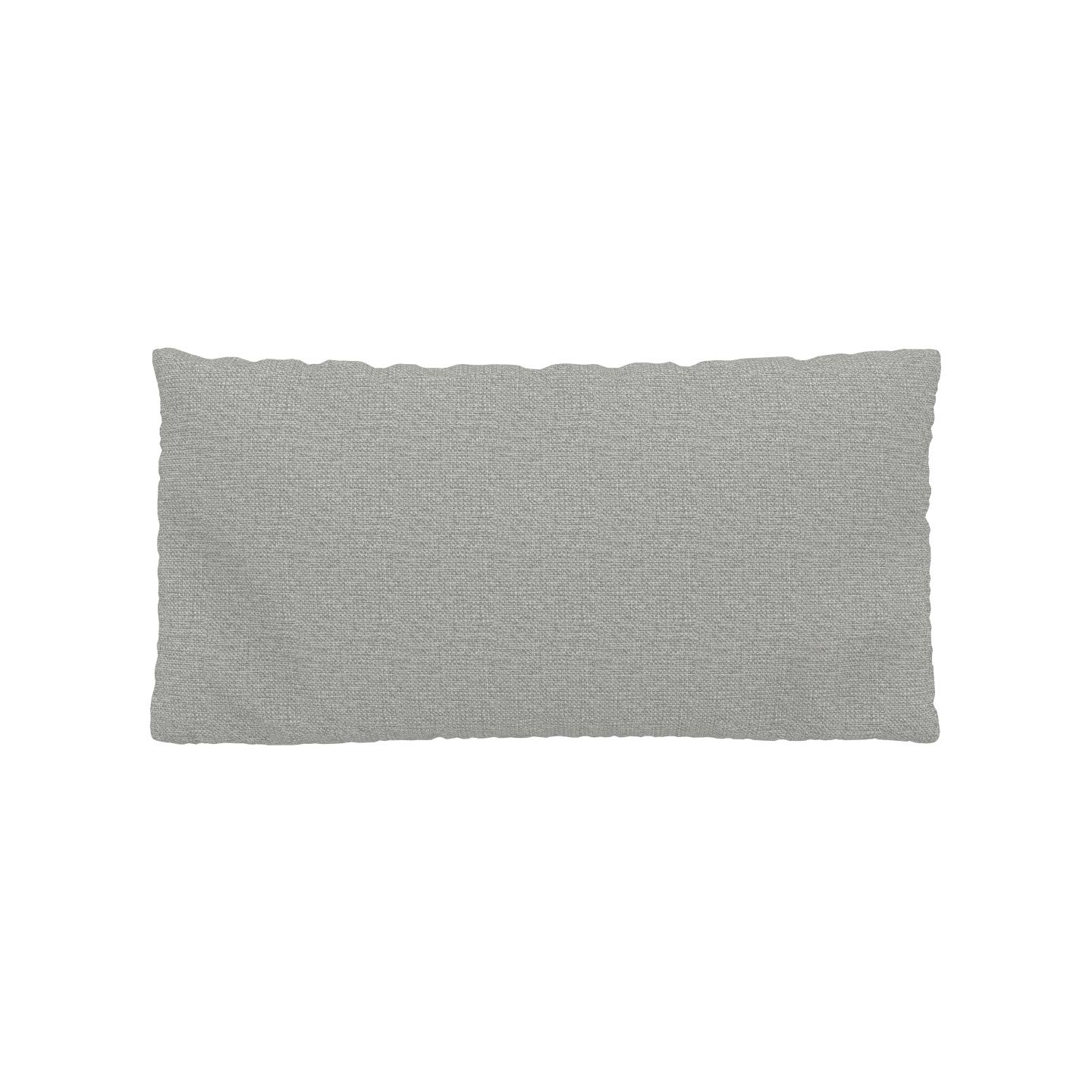 MYCS Coussin Gris Clair - 40x80 cm - Housse en Tissu grossier. Coussin de canapé moelleux