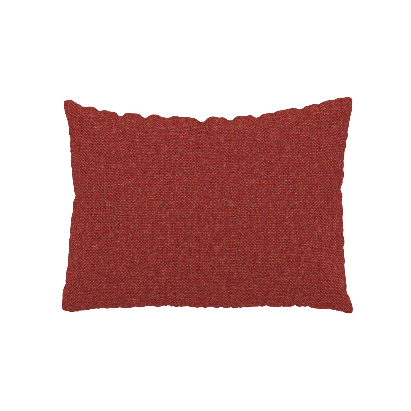 MYCS Coussin Orange Sanguine - 48x65 cm - Housse en Laine chinée. Coussin de canapé moelleux