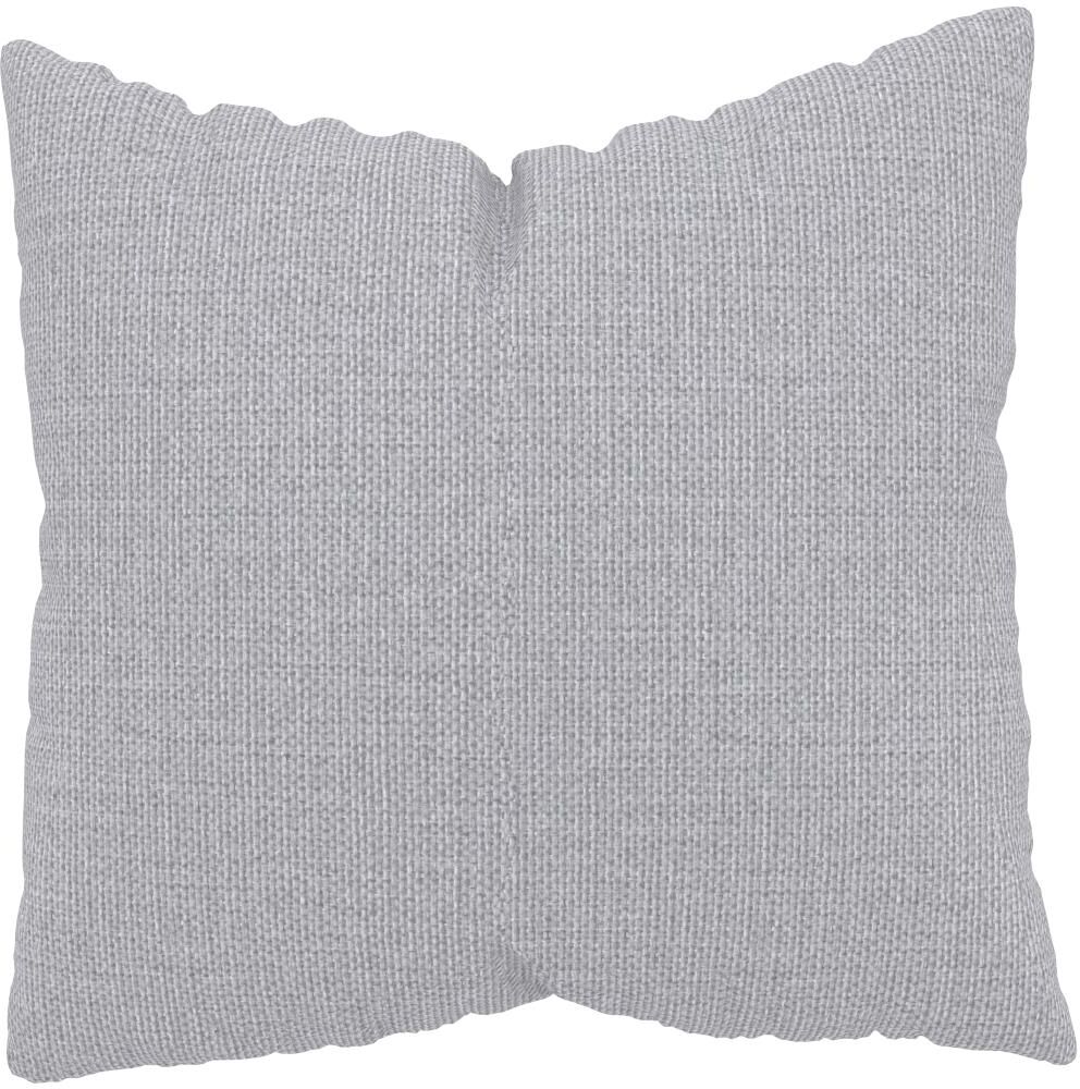 MYCS Coussin Gris Clair - 50x50 cm - Housse en Tissu Fin. Coussin de canapé moelleux