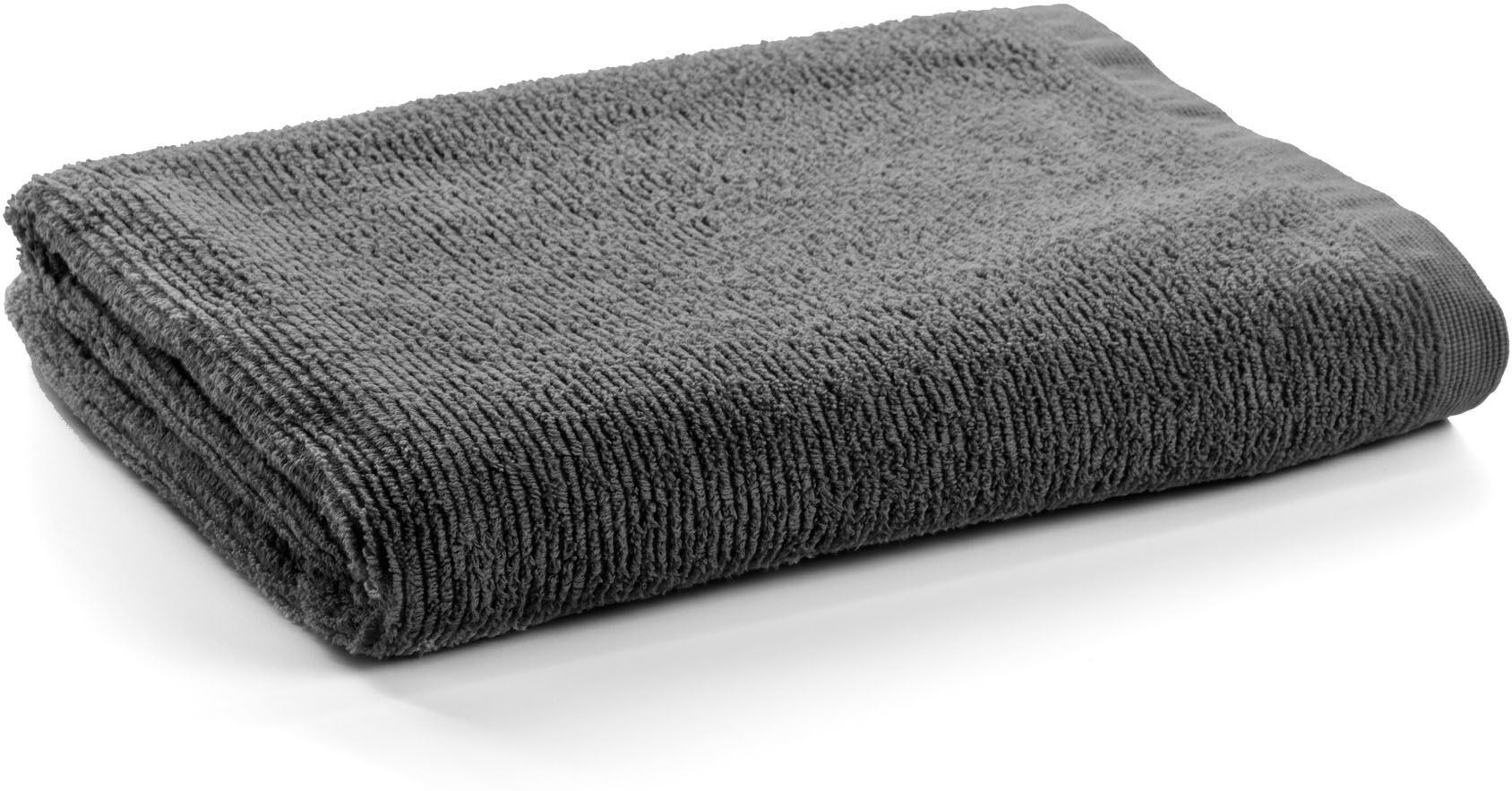 Kave Home Miekki large bath towel dark grey