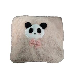 NOI DI NOTTE Plaid Coral Fleece Art Bc 690ab Colore A Scelta Misura Unica PANDA PINK LUREX