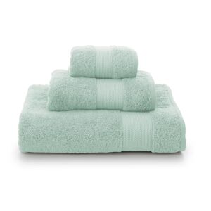 Leroy Merlin Asciugamano cotone 100% verde 38 x 29 cm, made in Italy, set di 3 pezzi