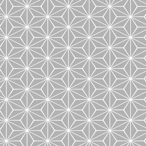 d-c-fix Tovaglia rettangolare  Montecarlo in pvc 120 x 160 cm  grigio con stelle bianche