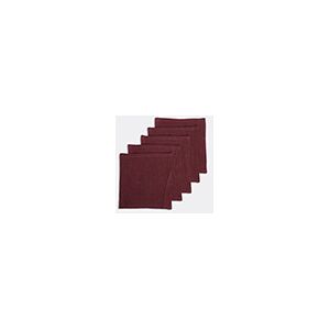 once milano cocktail napkins, set of five, wine