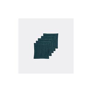 once milano cocktail napkins, set of five, forest