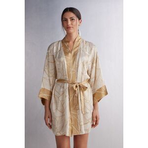 Intimissimi Kimono in Raso Golden Hour Donna Bianco Taglia M/L